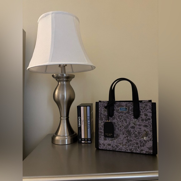 Kate Spade purple embellished small satchel bag with adjustable strap - Picture 2 of 4